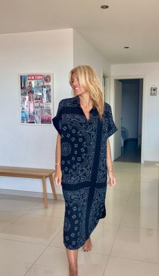 Robe Lily bandana noire