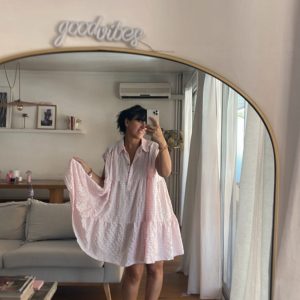 Robe babydoll baby pink