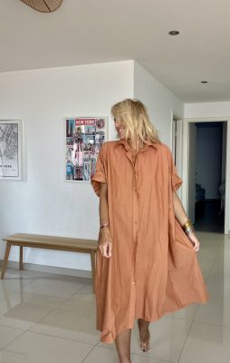 Robe Colette brique