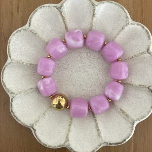Bracelet Maldives mauve