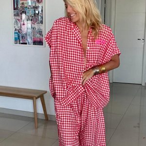 Ensemble bichette rouge