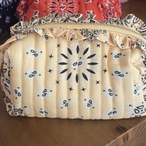 Pochette bandana jaune