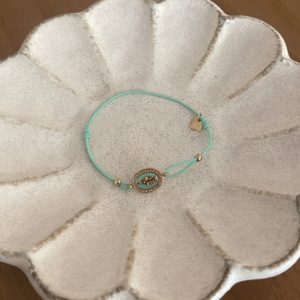 Bracelet mini madone vert