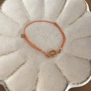 Collier mini madone orange