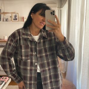 Chemise Texas bordeaux