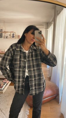 Chemise Texas chocolat