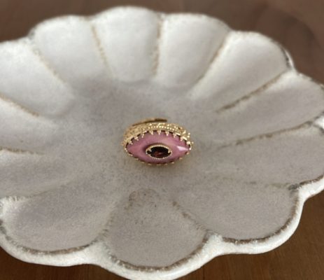 Bague protection rose