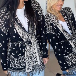 Gilet bandana noir